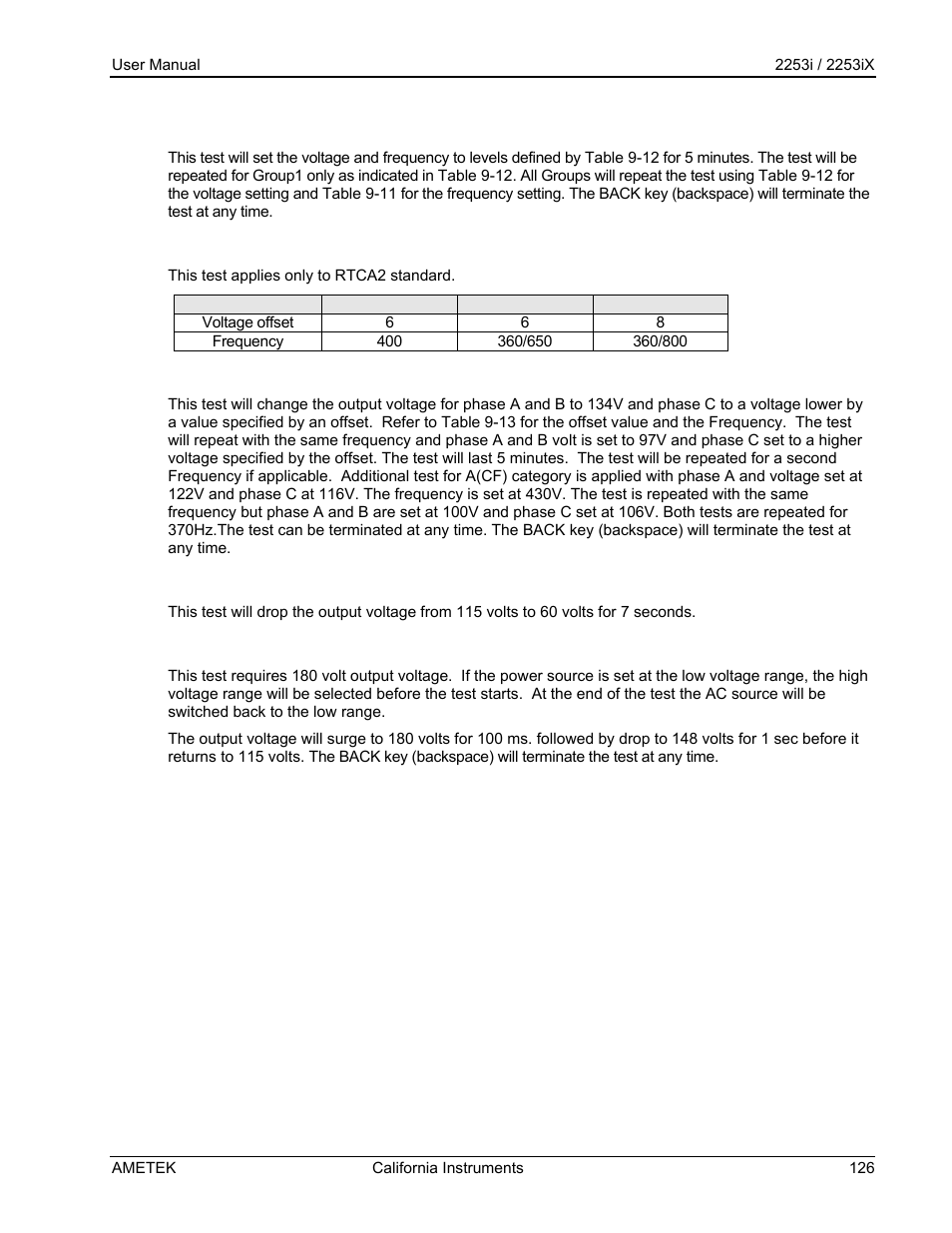 AMETEK Compact IX 2253 User Manual | Page 126 / 157