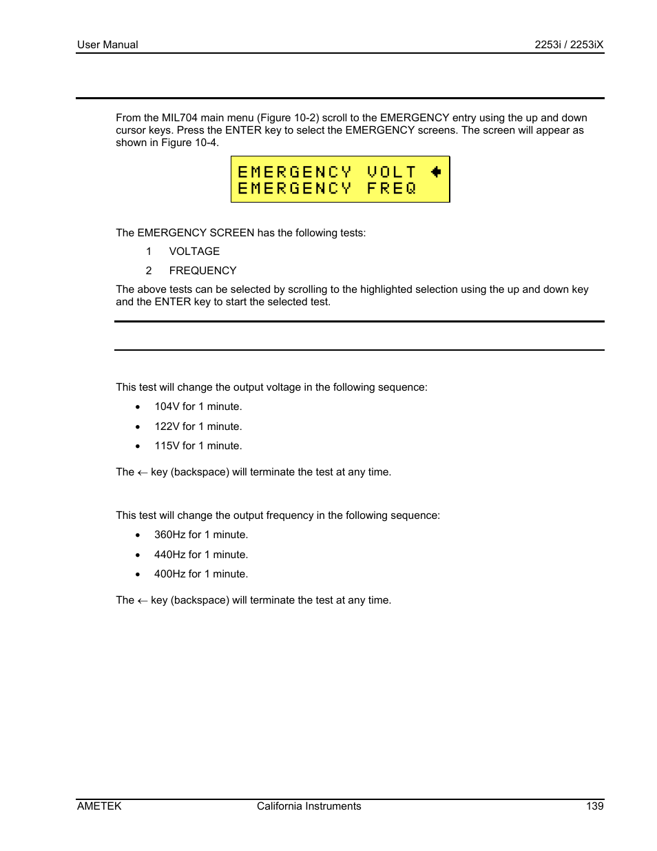 AMETEK Compact IX 2253 User Manual | Page 139 / 157