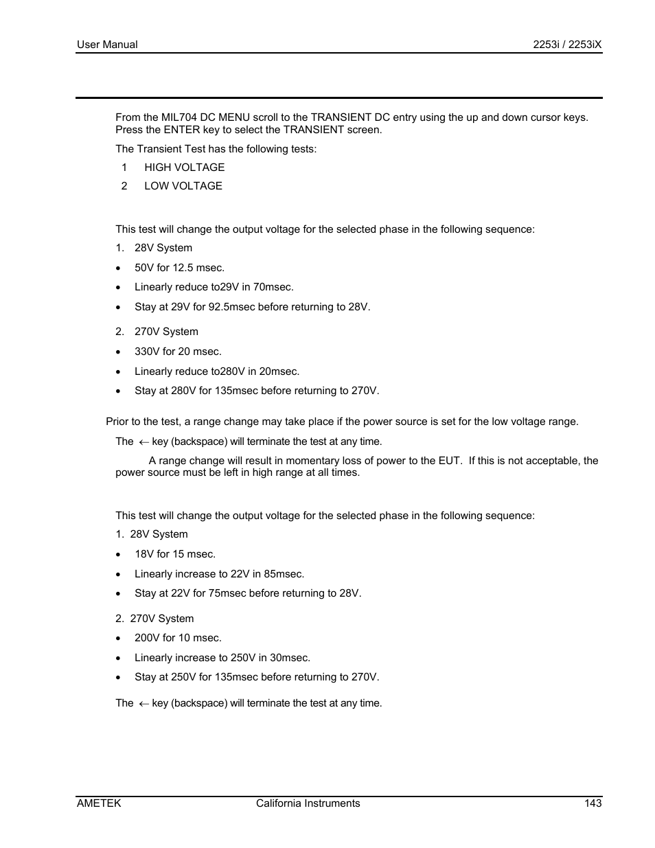 AMETEK Compact IX 2253 User Manual | Page 143 / 157