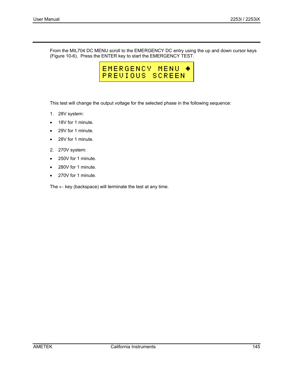 AMETEK Compact IX 2253 User Manual | Page 145 / 157