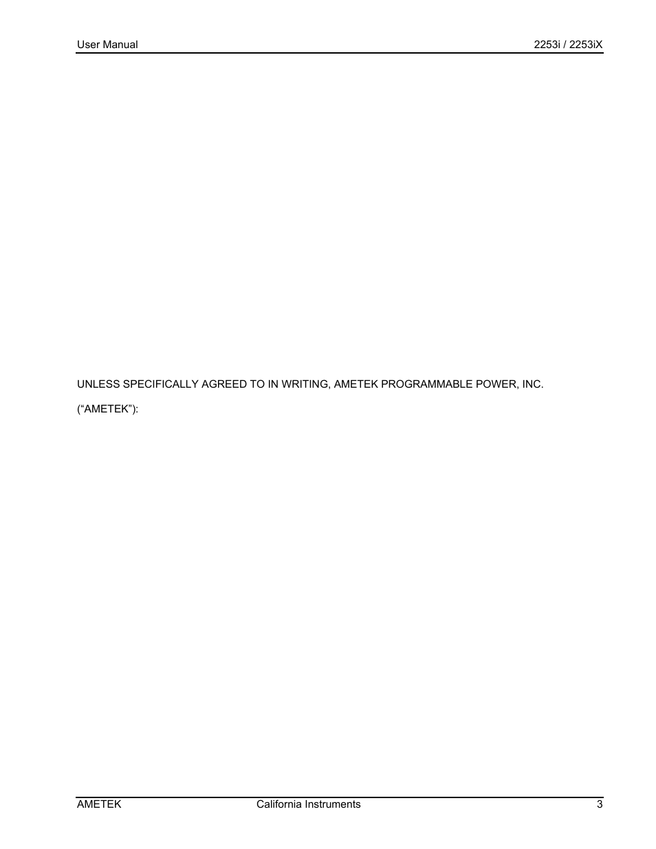 AMETEK Compact IX 2253 User Manual | Page 3 / 157