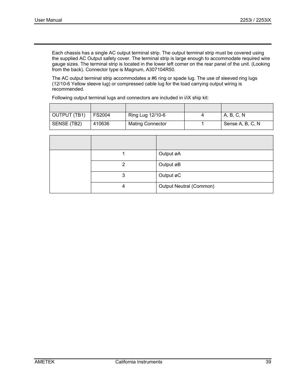 AMETEK Compact IX 2253 User Manual | Page 39 / 157