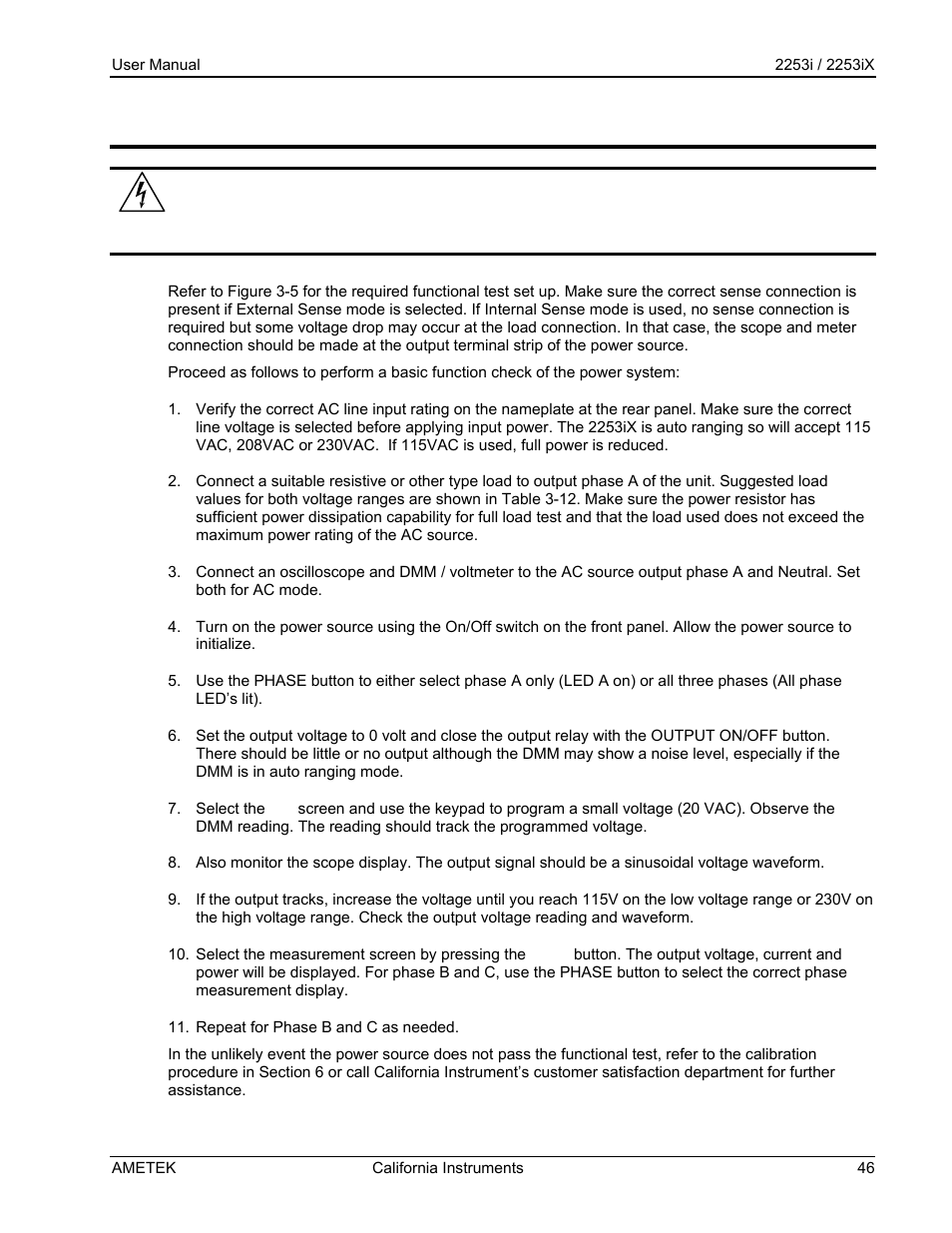 AMETEK Compact IX 2253 User Manual | Page 46 / 157