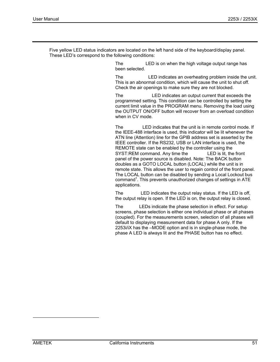 AMETEK Compact IX 2253 User Manual | Page 51 / 157