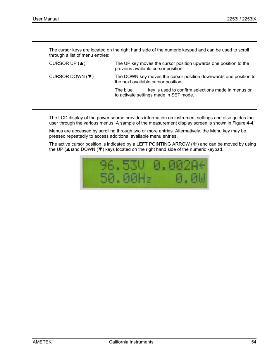AMETEK Compact IX 2253 User Manual | Page 54 / 157