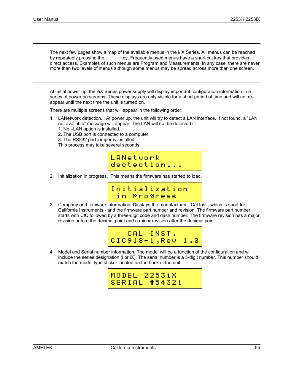 AMETEK Compact IX 2253 User Manual | Page 55 / 157