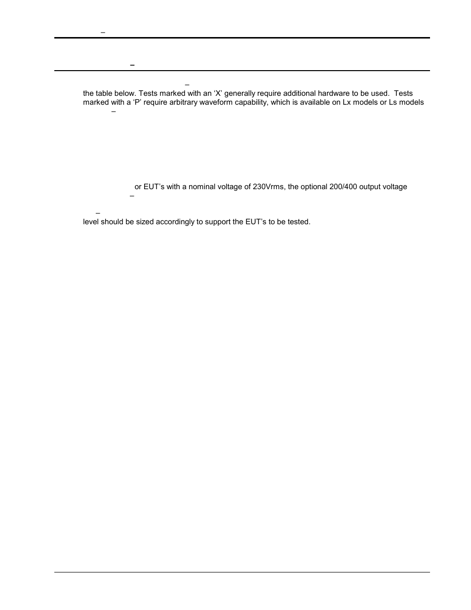 Lx/ls series –a350 option limitations | AMETEK Compact i/iX Series Software Manual User Manual | Page 136 / 203