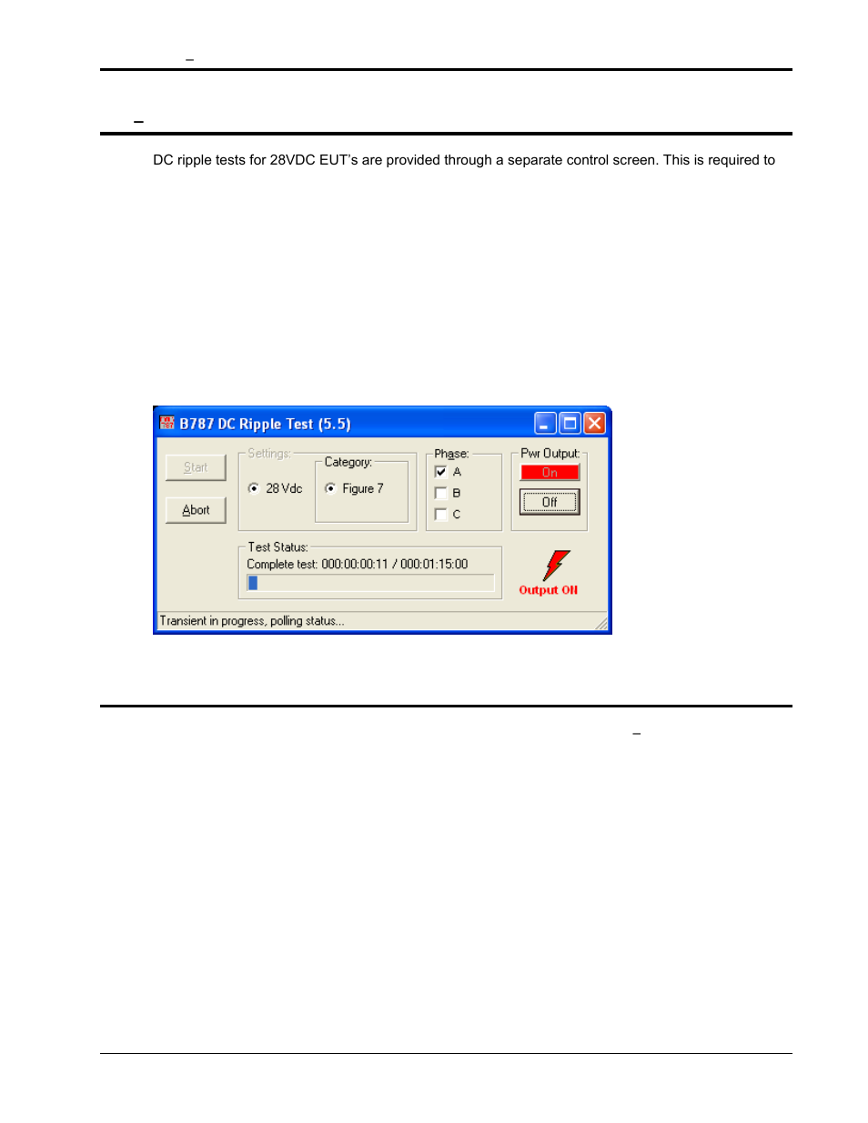 B787 option special features, Test tables | AMETEK Compact i/iX Series Software Manual User Manual | Page 64 / 203