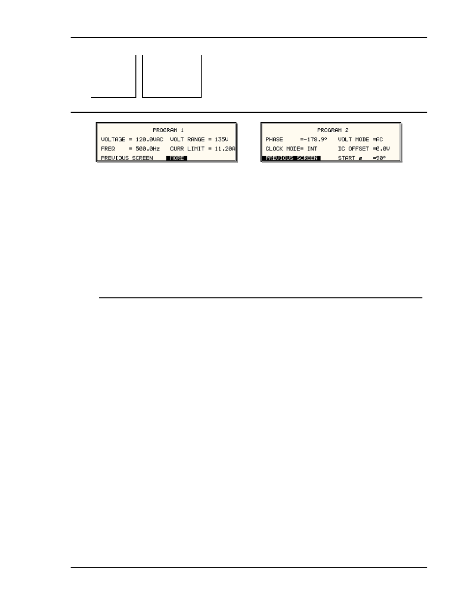 4 program menu | AMETEK BPS Series User Manual | Page 69 / 153