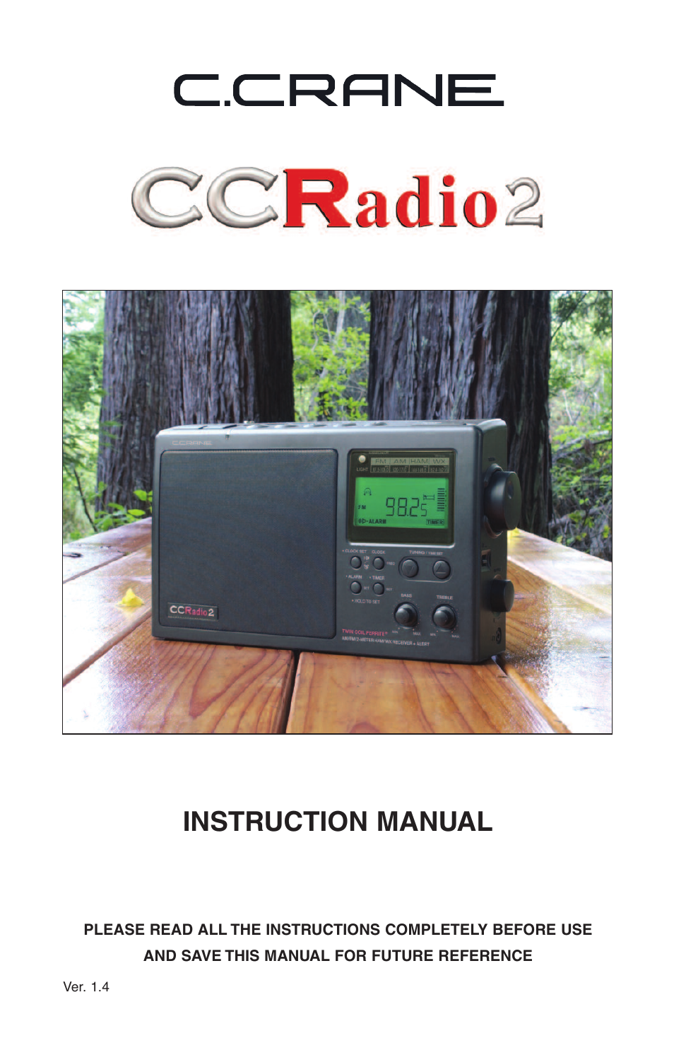 C. Crane CC Radio 2 User Manual | 32 pages
