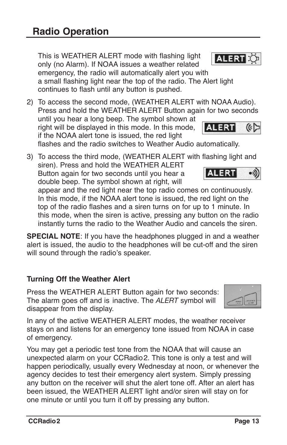 13_manual_ccradio2_rev1.4, Radio operation | C. Crane CC Radio 2 User Manual | Page 13 / 32