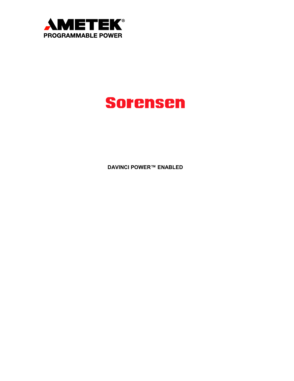 AMETEK ASD Series User Manual | 120 pages