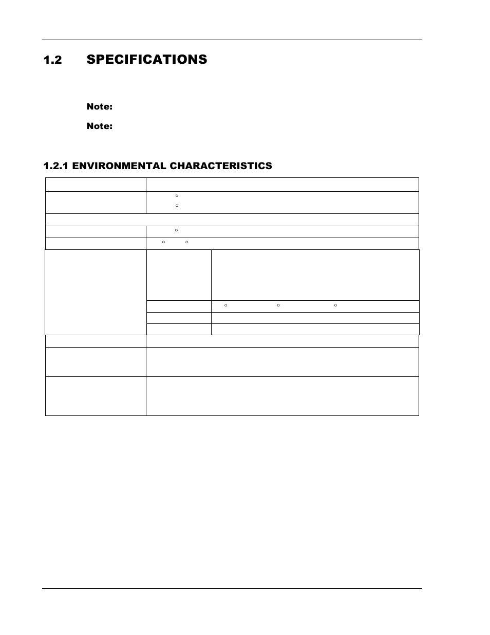Specifications | AMETEK ASD Series User Manual | Page 20 / 120