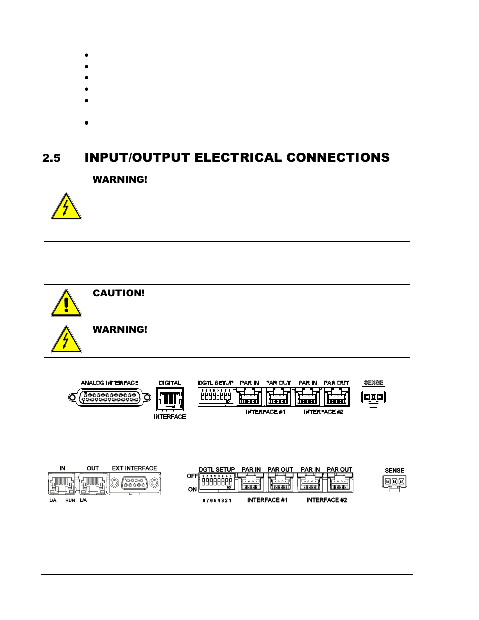 Input/output electrical connections | AMETEK ASD Series User Manual | Page 26 / 120