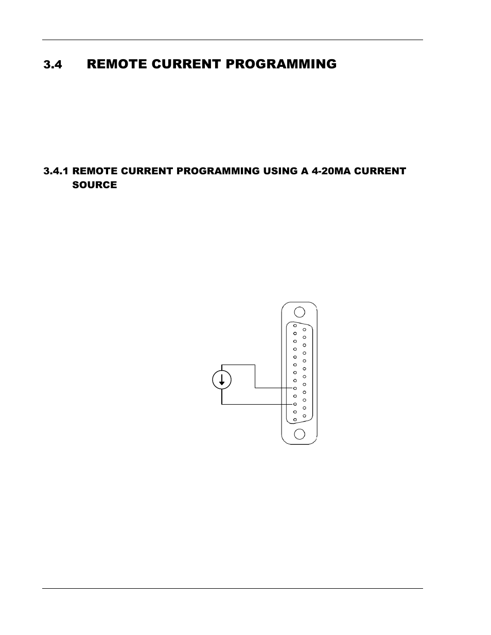 Ns 3.4, Remote current programming | AMETEK ASD Series User Manual | Page 44 / 120