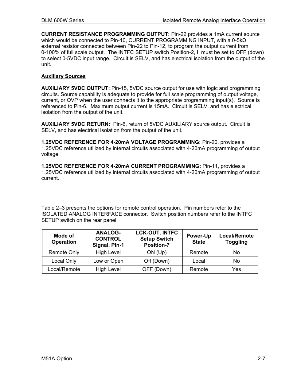 4 remote programming configuration | AMETEK DLM 600W Series Programming Manual User Manual | Page 19 / 24