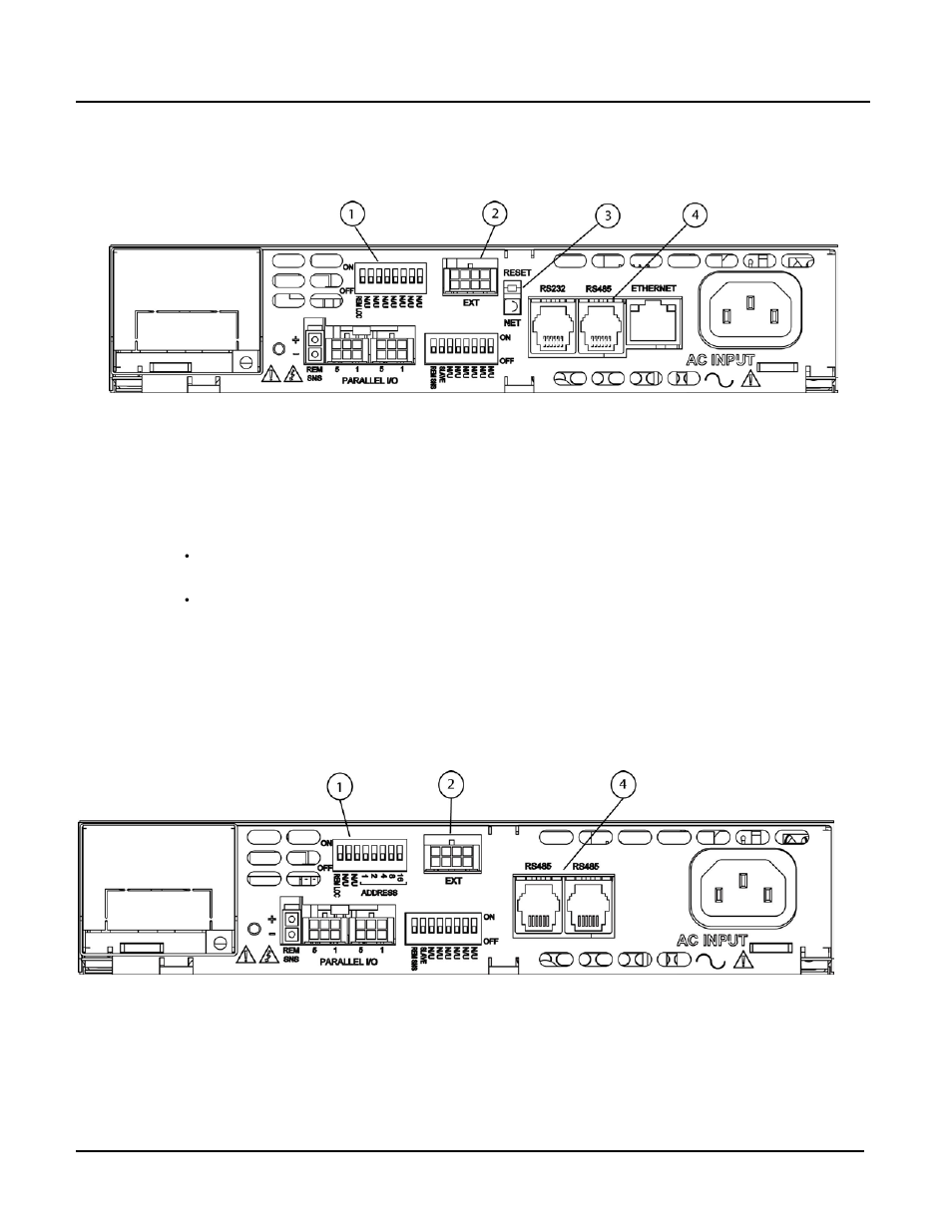 3 rear panel m130/m131 | AMETEK DLM600 Series User Manual | Page 6 / 16