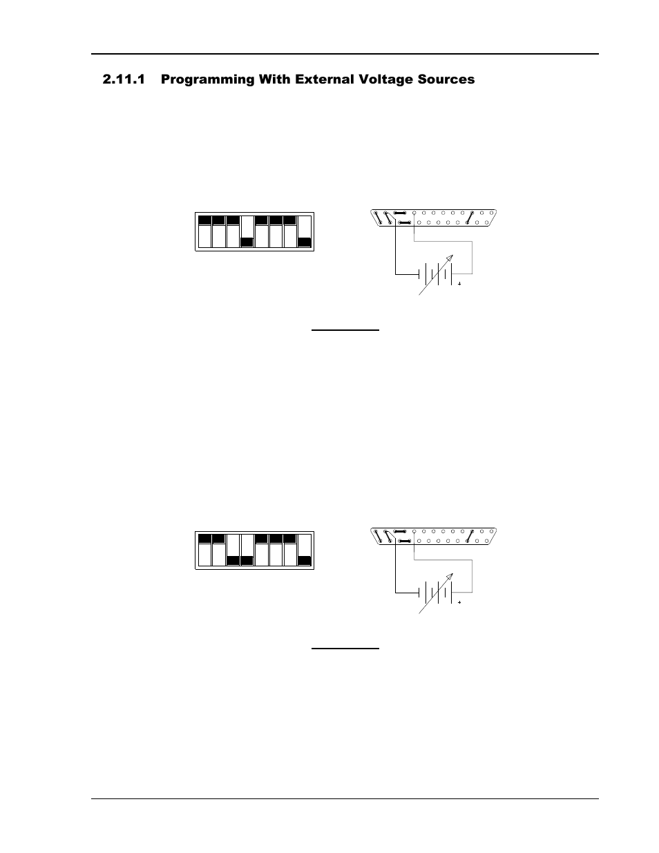 Programming with external voltage sources -19 | AMETEK DCS-E 1KW Series User Manual | Page 41 / 65