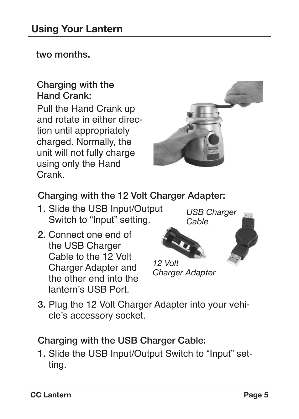 C. Crane Camping Equipment User Manual | Page 5 / 8