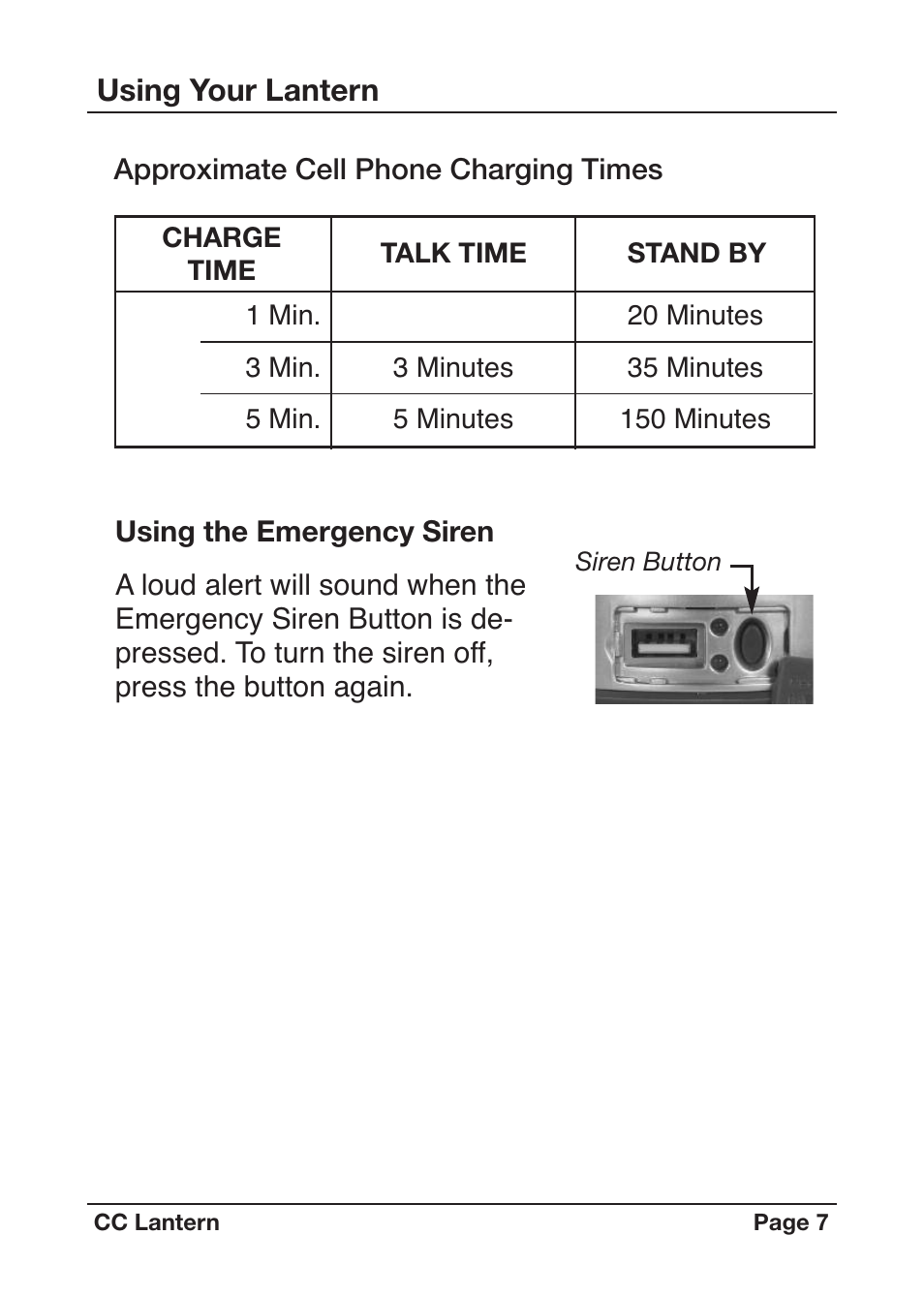 C. Crane Camping Equipment User Manual | Page 7 / 8