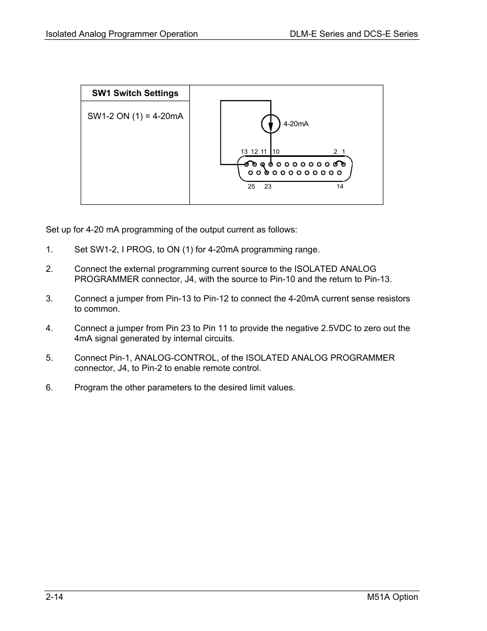 AMETEK DCS-E 1kW Series Programming Manual User Manual | Page 26 / 32