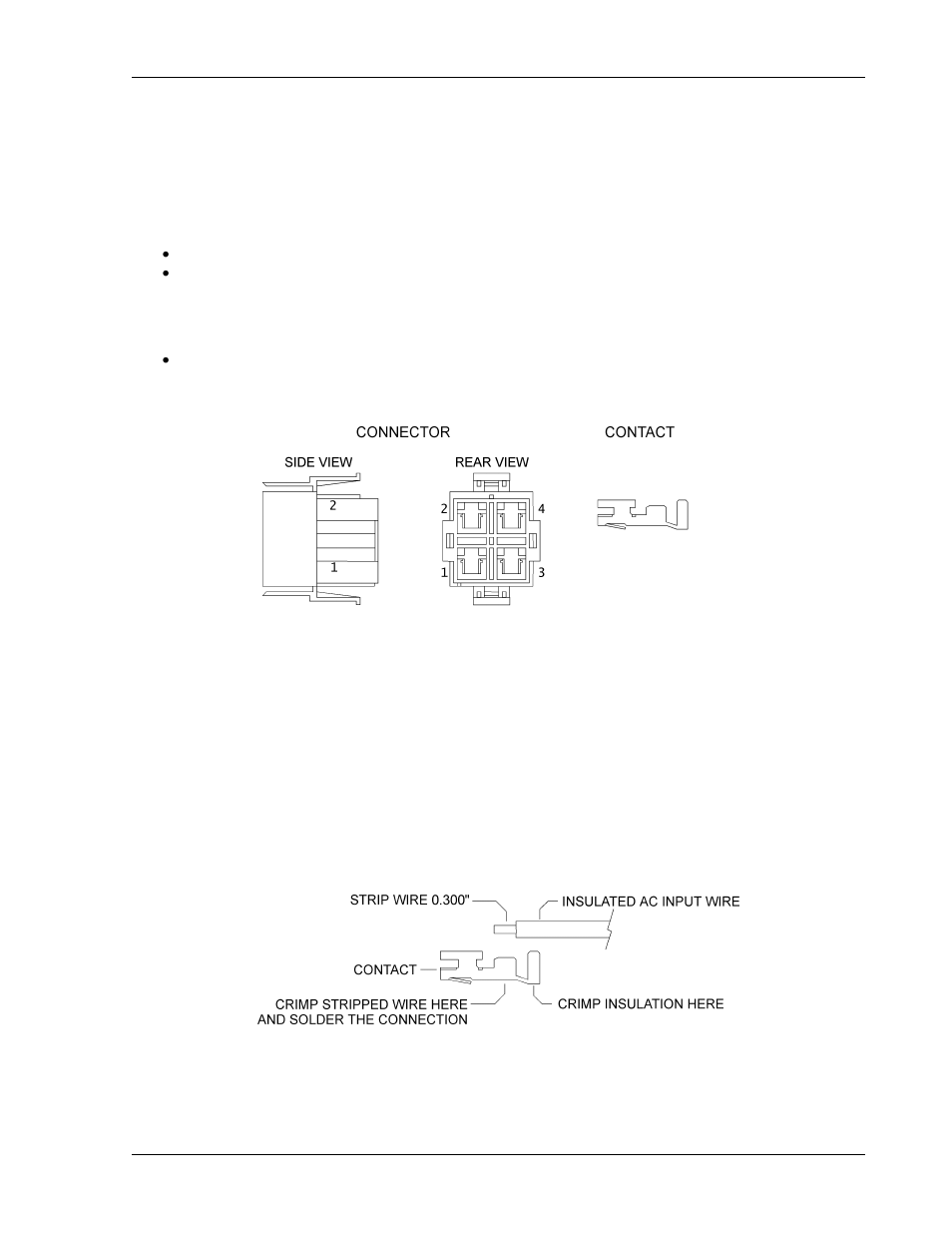 3 ac input connector assembly | AMETEK DCS-E 3kW Series User Manual | Page 29 / 94