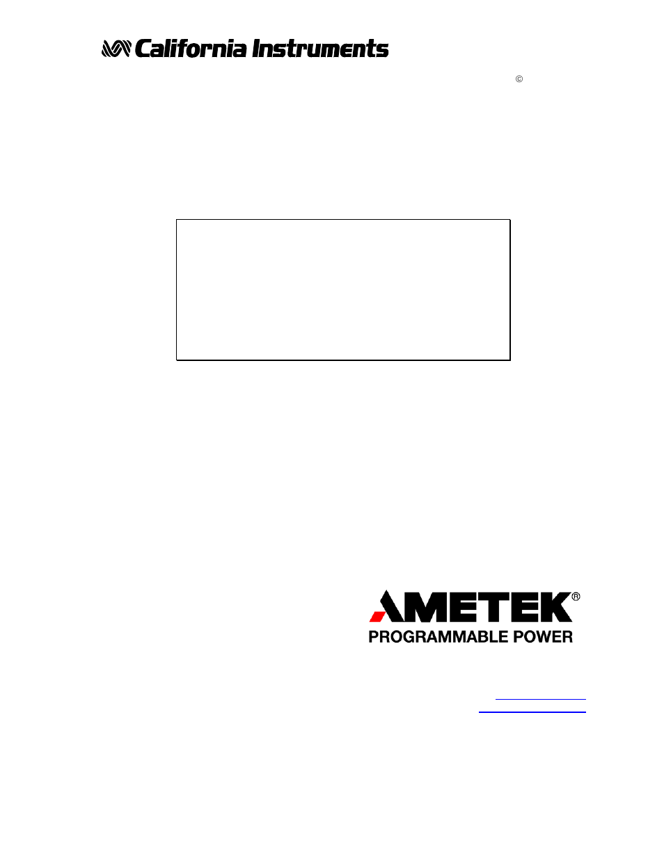 AMETEK 2001RP User Manual | 131 pages