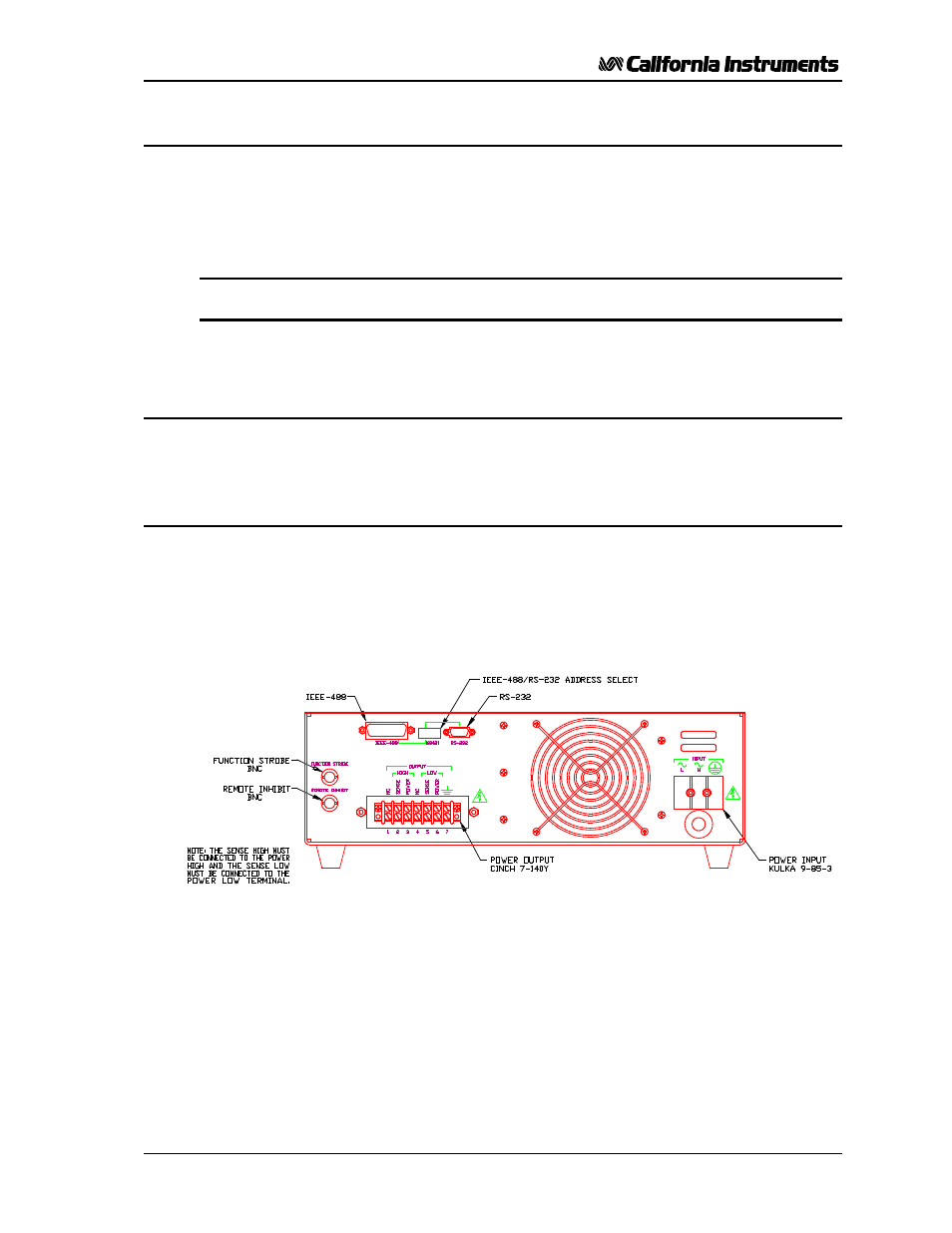 1 ac line voltage, 2 line frequency operating range, 3 input power | AMETEK 2001RP User Manual | Page 23 / 131