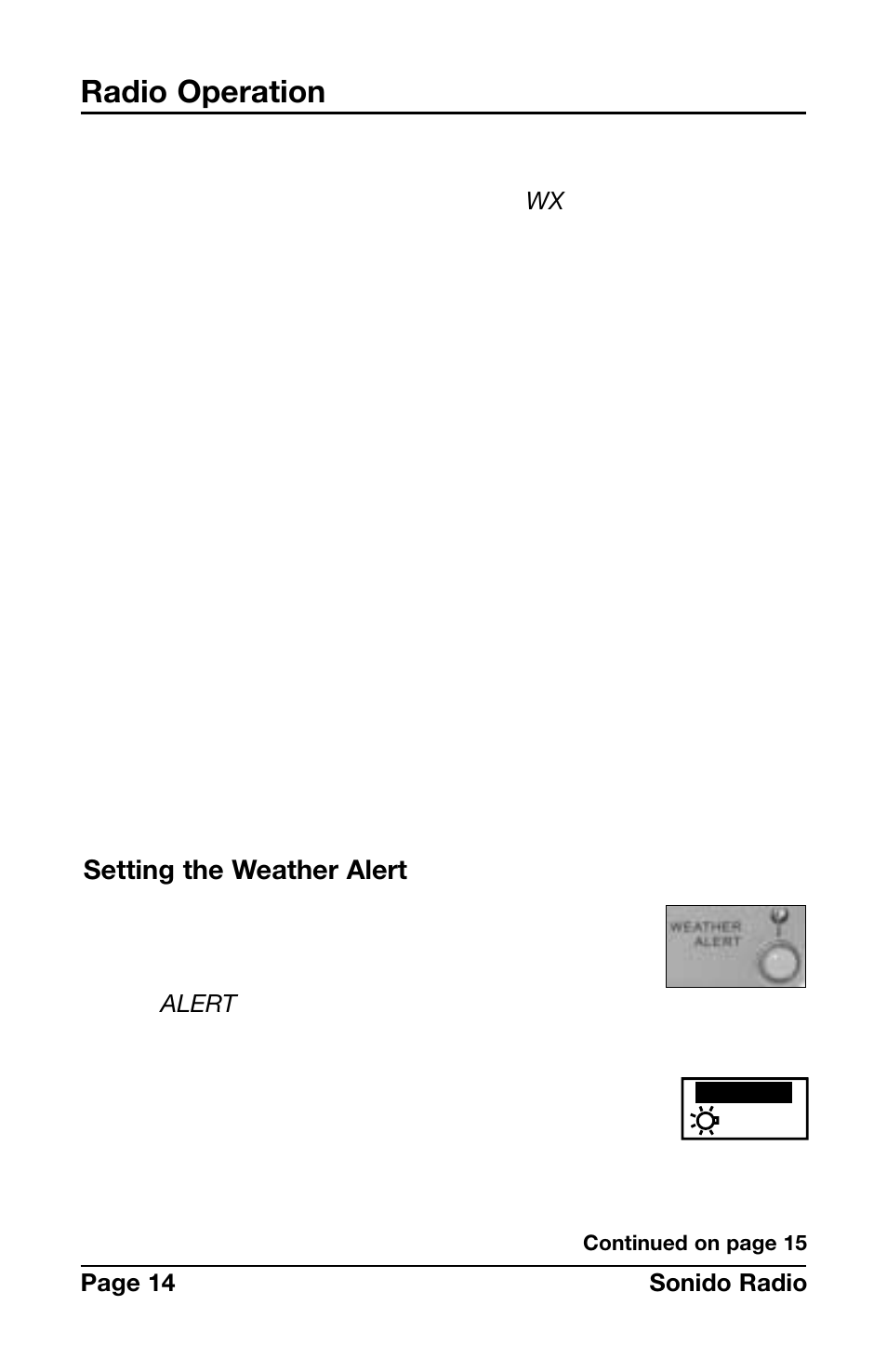 Radio operation | C. Crane PR-D4VW User Manual | Page 14 / 24