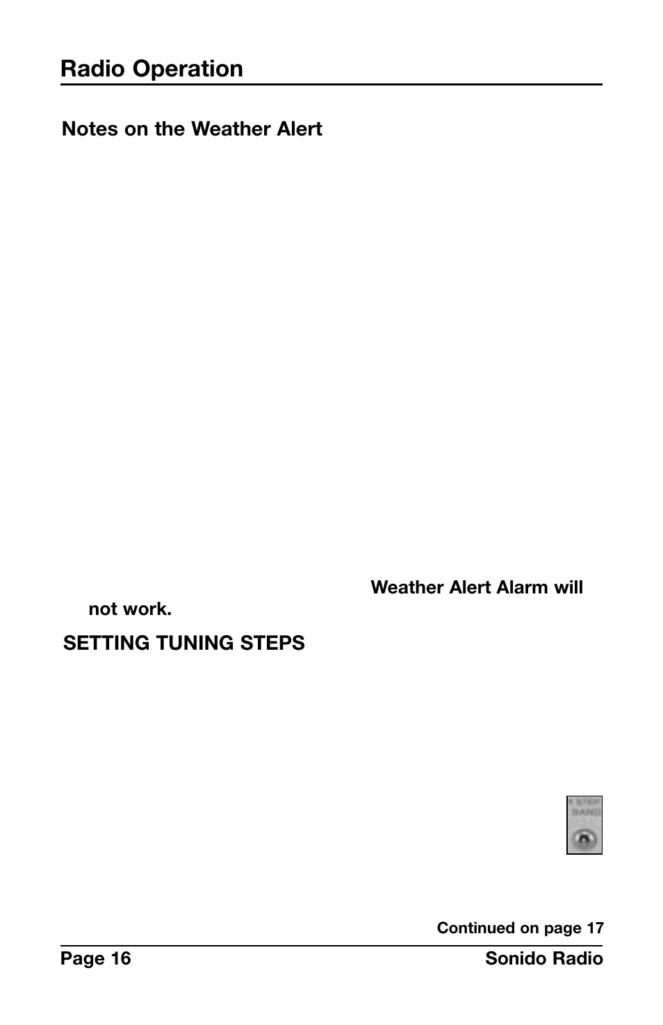 Radio operation | C. Crane PR-D4VW User Manual | Page 16 / 24