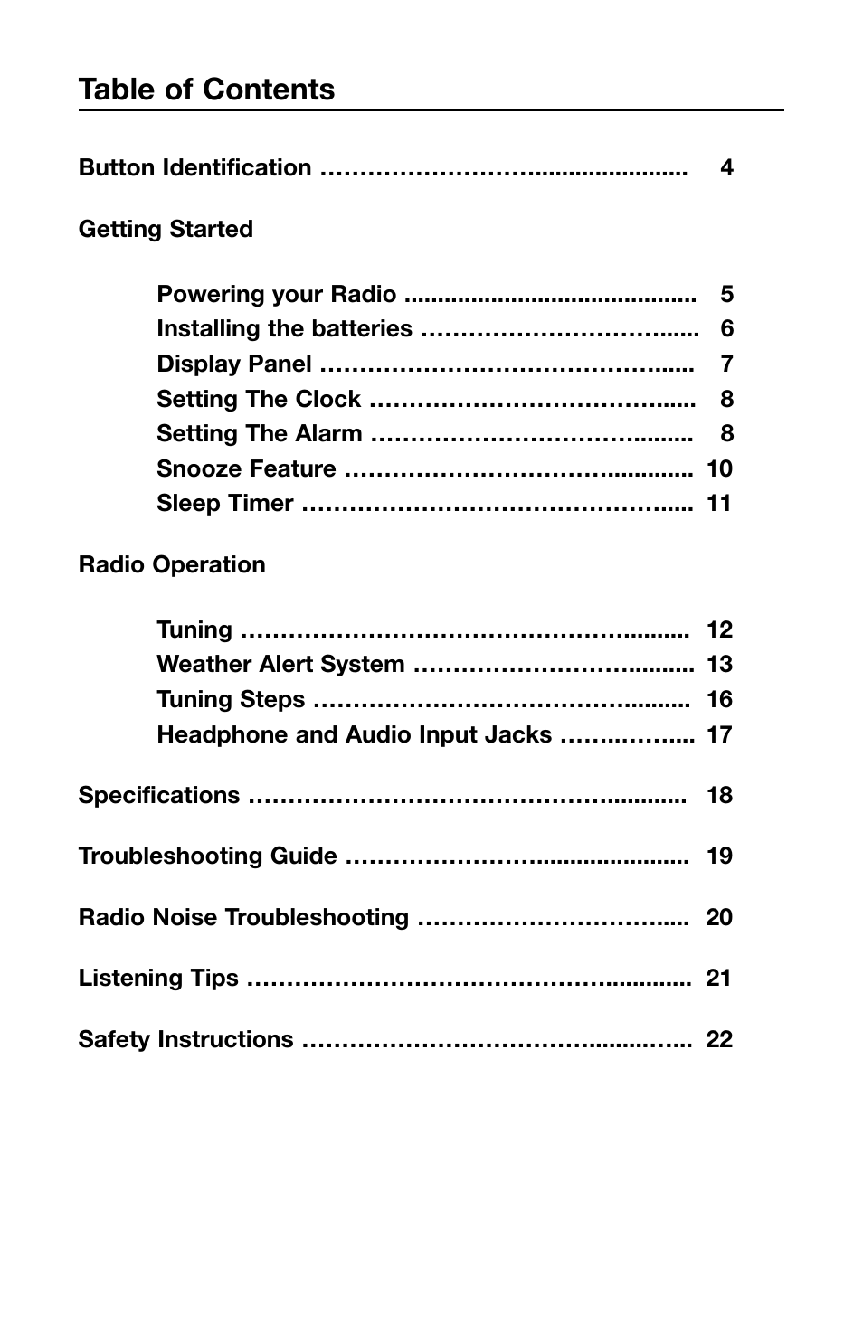 C. Crane PR-D4VW User Manual | Page 3 / 24