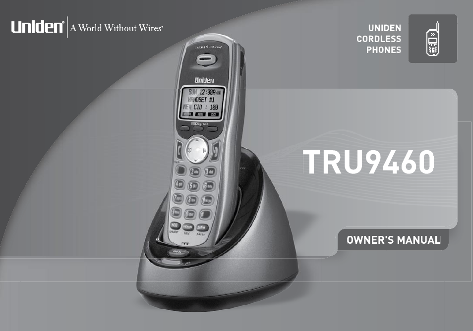 Uniden TRU9460 User Manual | 68 pages