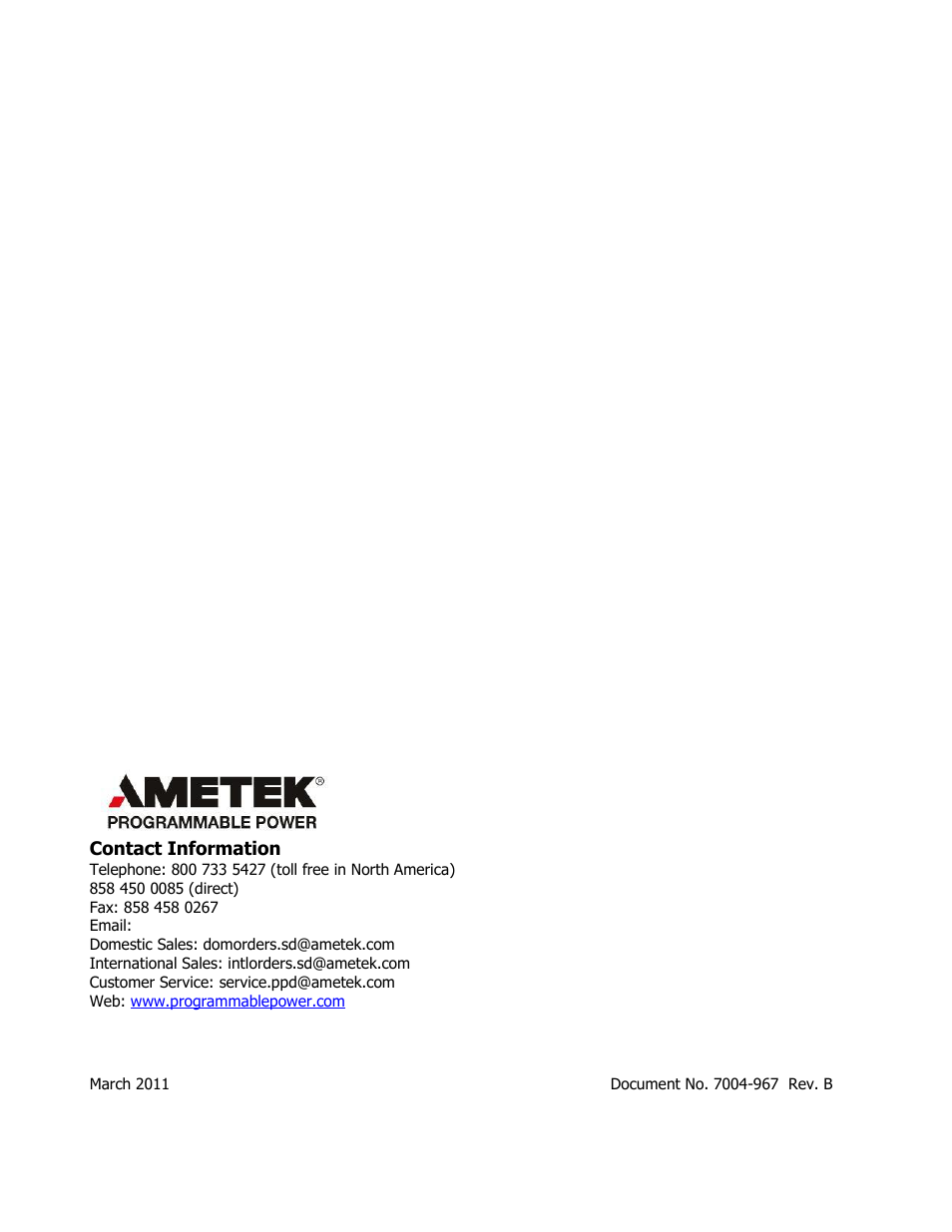 AMETEK Ls Series Driver Manual User Manual | 275 pages