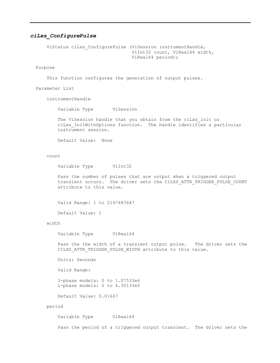 Cilxs_configurepulse | AMETEK Ls Series Driver Manual User Manual | Page 70 / 275