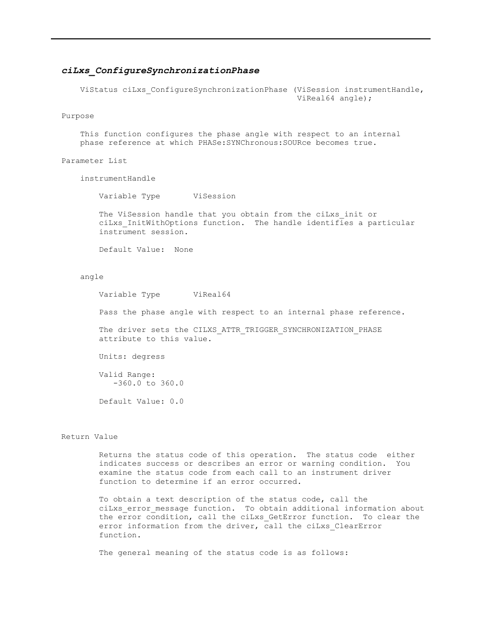 Cilxs_configuresynchronizationphase | AMETEK Ls Series Driver Manual User Manual | Page 76 / 275