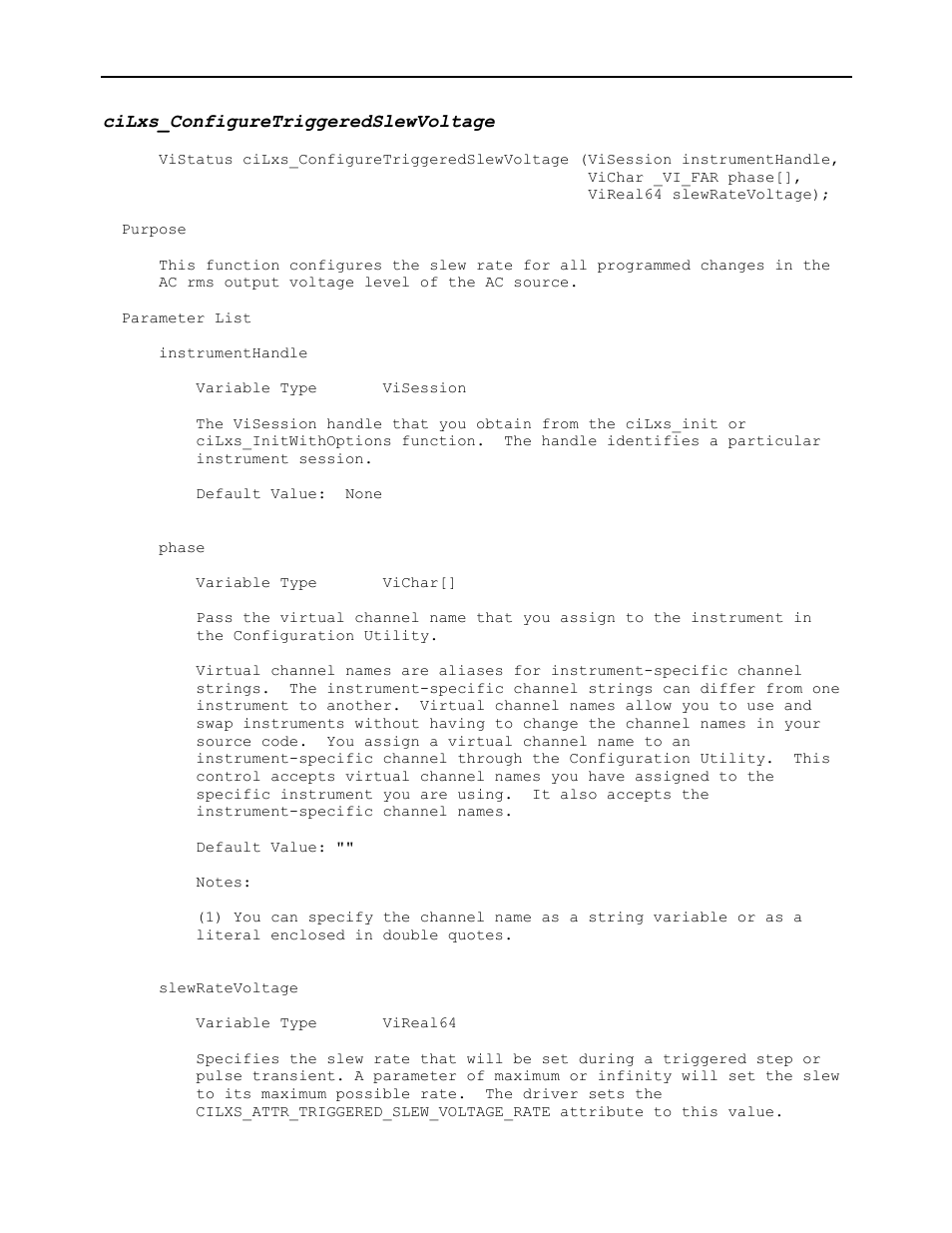 Cilxs_configuretriggeredslewvoltage | AMETEK Ls Series Driver Manual User Manual | Page 98 / 275