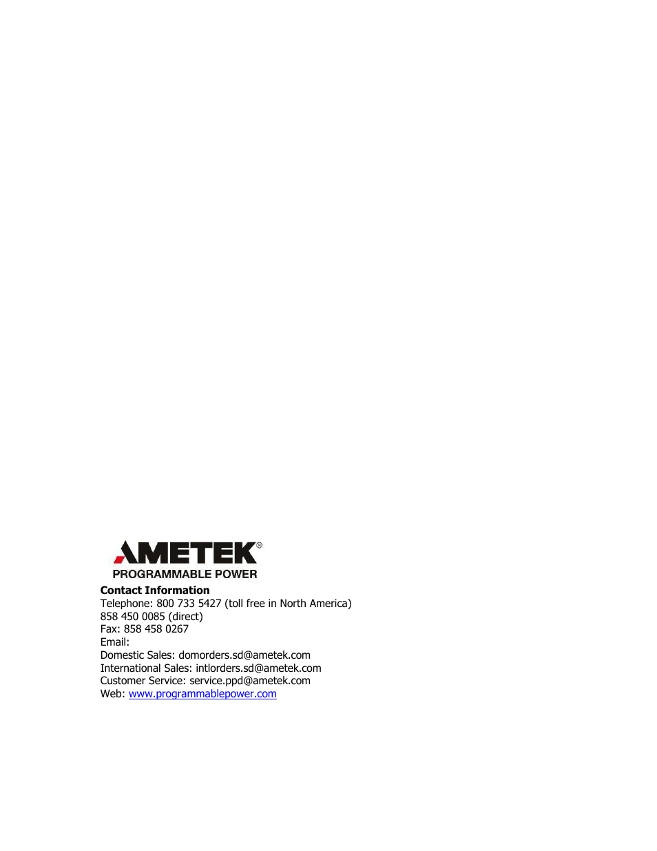 AMETEK i Series User Manual | 341 pages