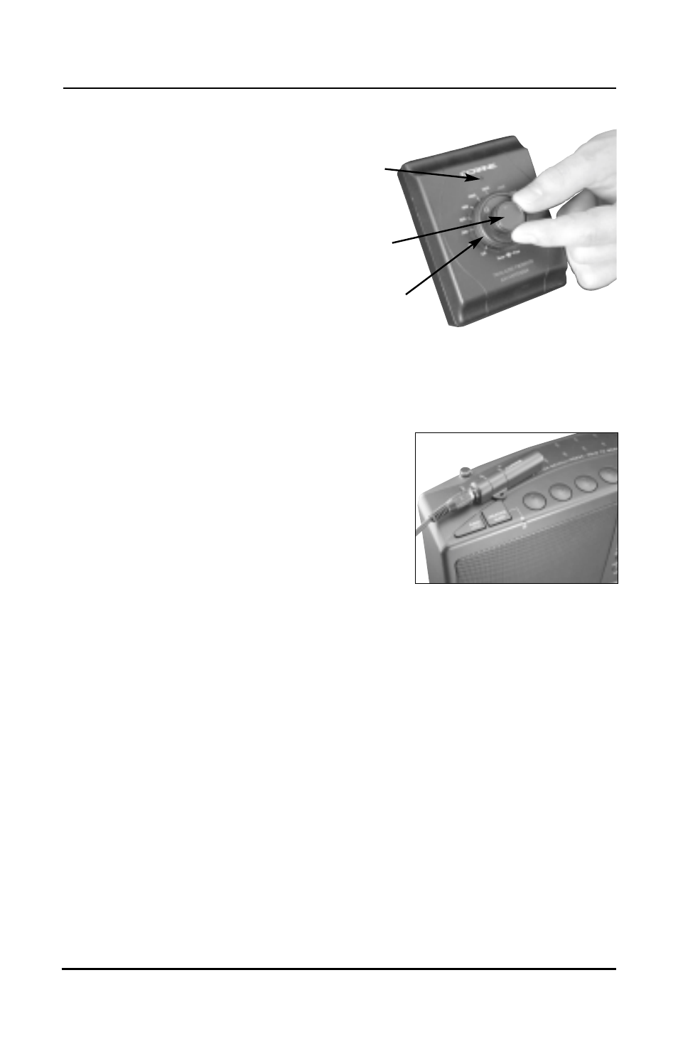 Using the twin coil ferrite, Am antenna by c.crane, With a portable radio | C. Crane Twin Coil Ferrite User Manual | Page 7 / 16