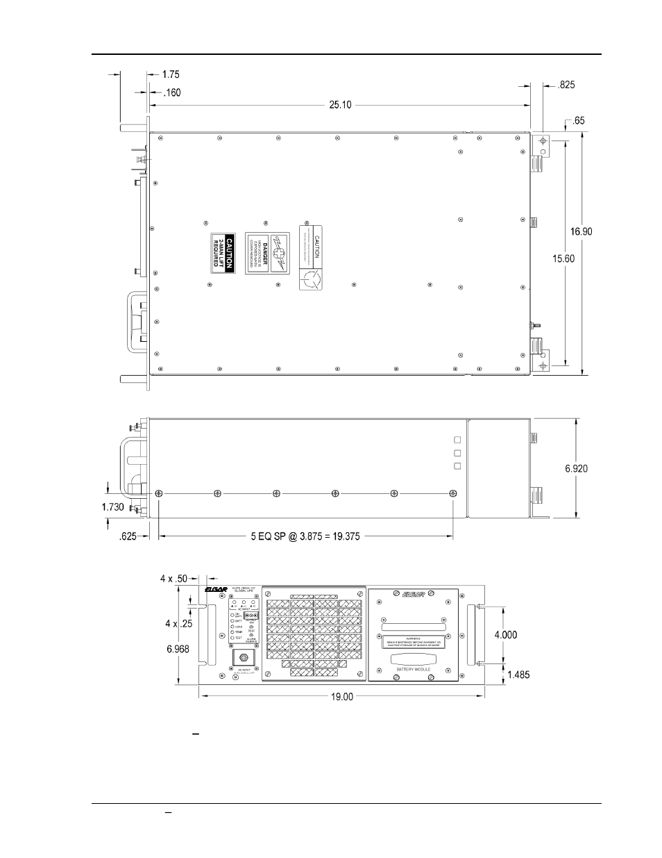 Figure 2, H figure 2–3 | AMETEK GUPS 2400A-107 User Manual | Page 15 / 36