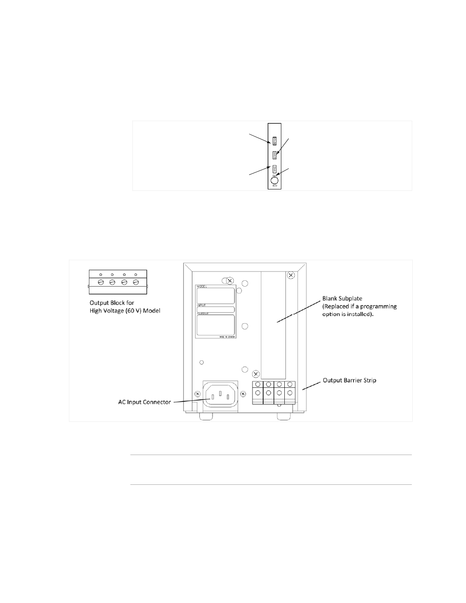 Rear panel connectors and outputs | AMETEK HPD Series Operation Manual User Manual | Page 15 / 41