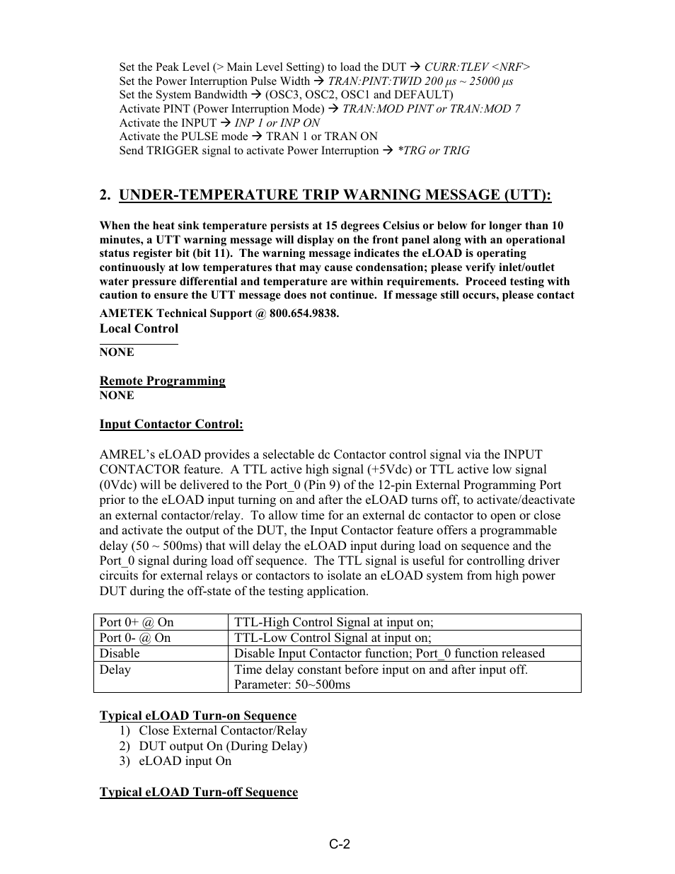 AMETEK PLA-PLW User Manual | Page 122 / 128