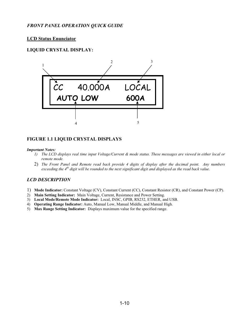 Auto low 600a | AMETEK PLA-PLW User Manual | Page 20 / 128