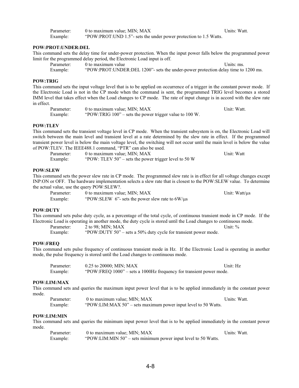 AMETEK PLA-PLW User Manual | Page 94 / 128