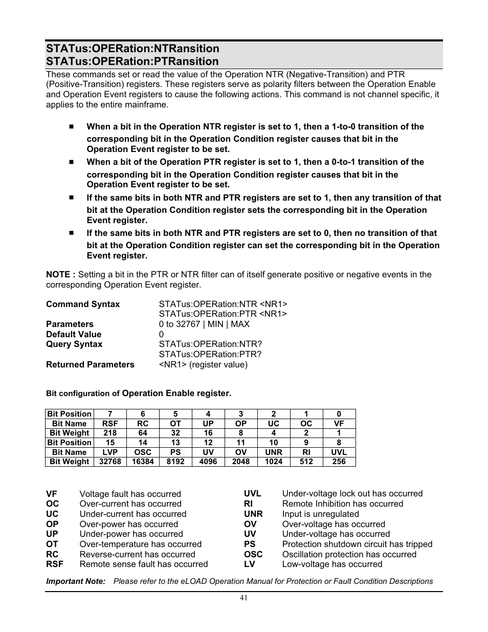 AMETEK PLA-PLW Programming Manual User Manual | Page 43 / 74