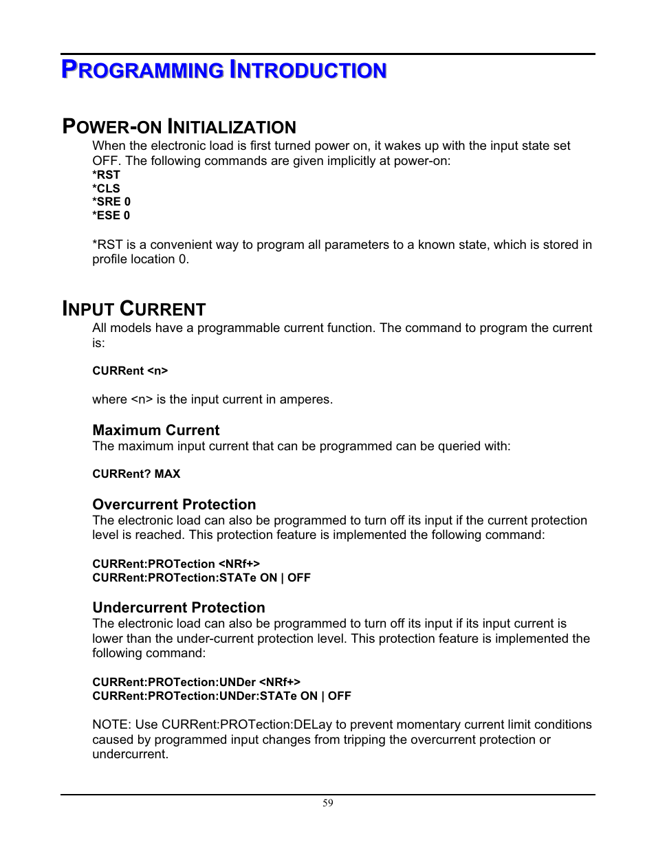 AMETEK PLA-PLW Programming Manual User Manual | Page 63 / 74