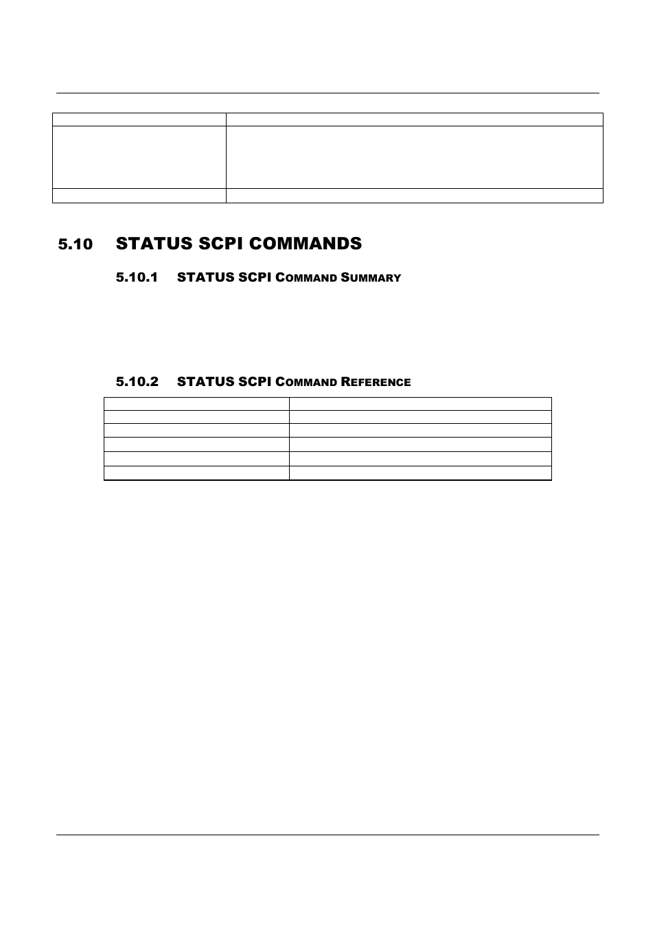 Status scpi commands | AMETEK ReFlex Programming Manual User Manual | Page 124 / 134