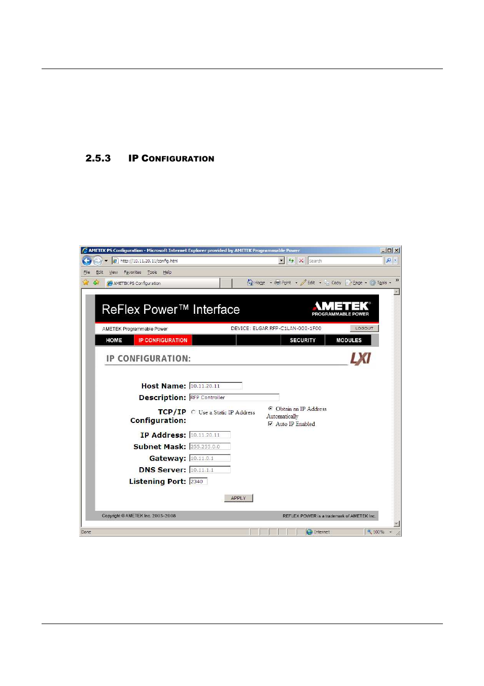 AMETEK ReFlex Programming Manual User Manual | Page 30 / 134