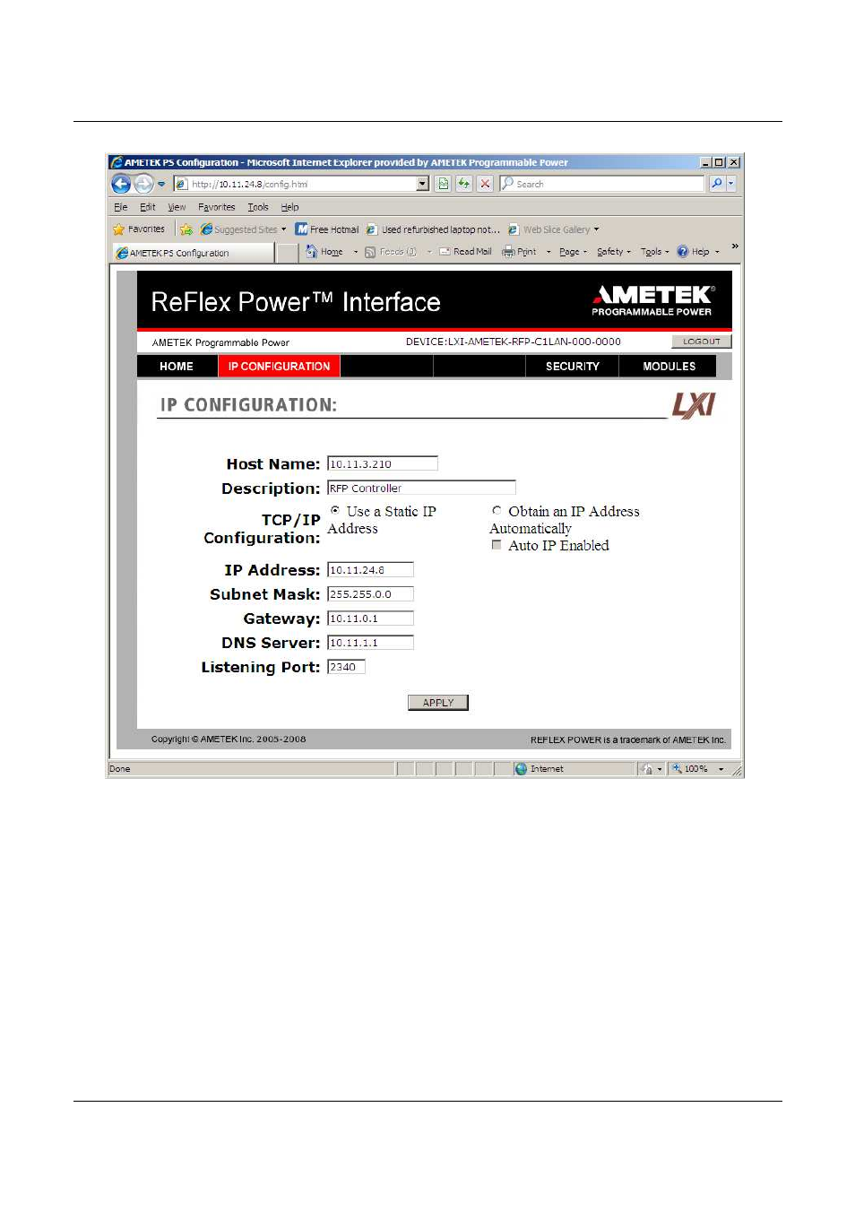 AMETEK ReFlex Programming Manual User Manual | Page 31 / 134