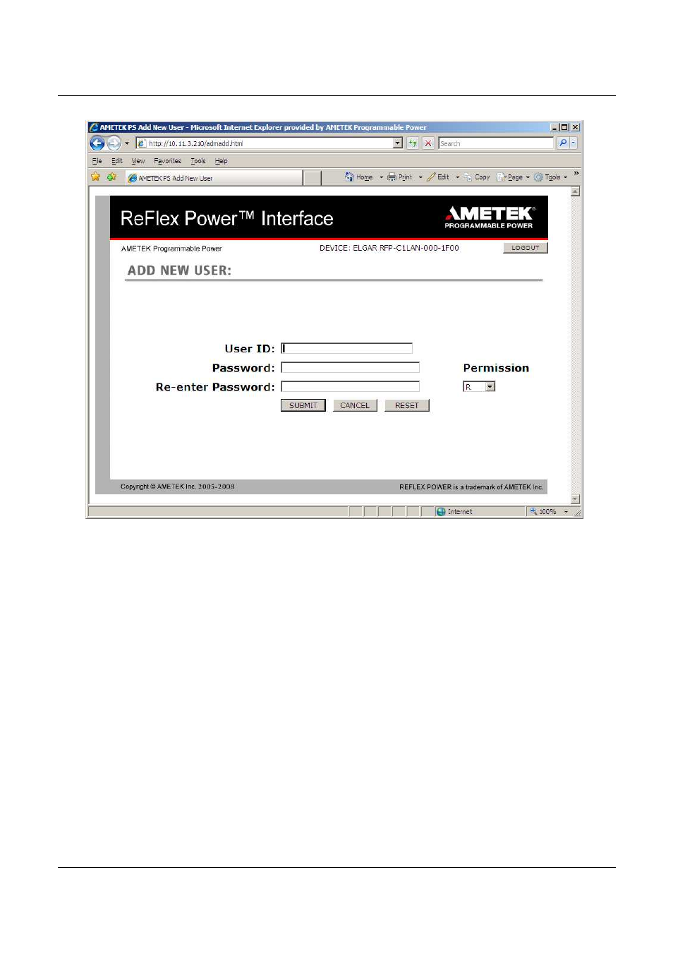 AMETEK ReFlex Programming Manual User Manual | Page 34 / 134