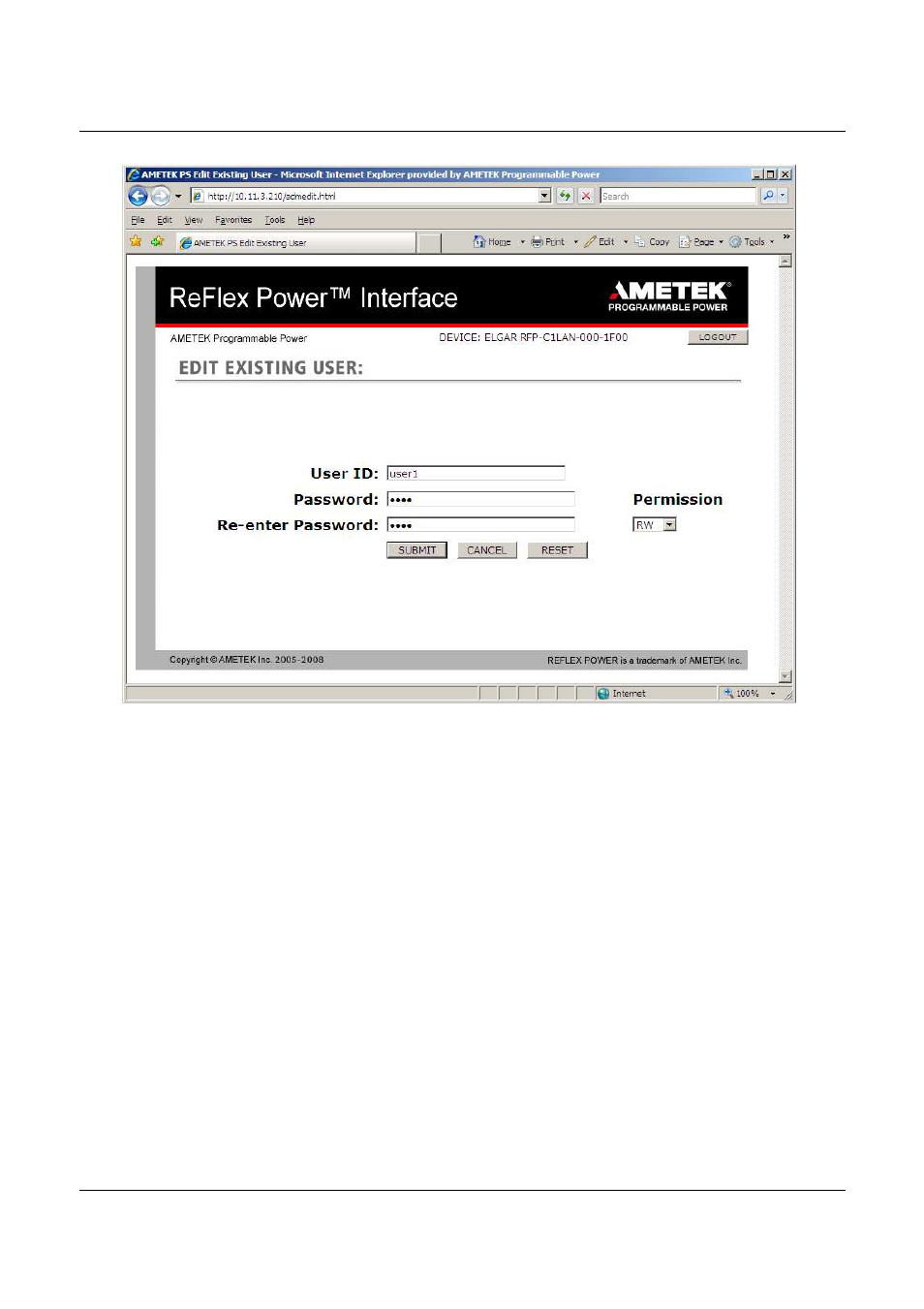 AMETEK ReFlex Programming Manual User Manual | Page 35 / 134